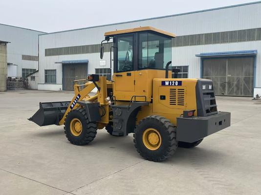 33kW/2400rpm の電源と 267mm の地空を備えた強力な小型バケットローダー