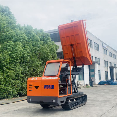 4WDフルーツの輸送のための農業のクローラー トラクターの小型ダンプ