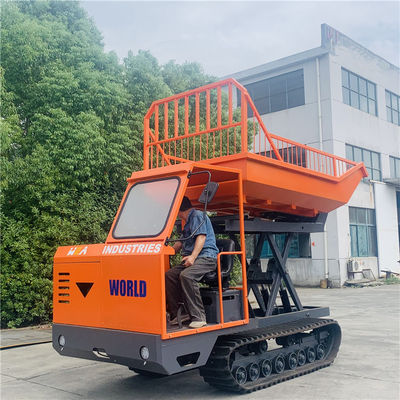 4WDフルーツの輸送のための農業のクローラー トラクターの小型ダンプ