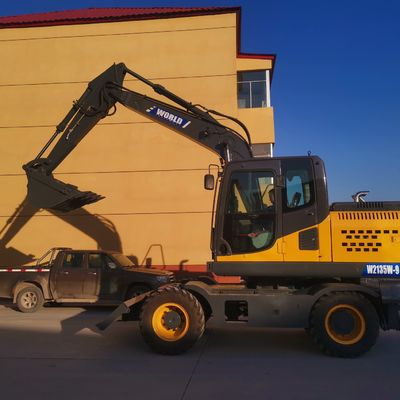 小さいバケツによって動かされる小型掘削機油圧制御地球移動機械