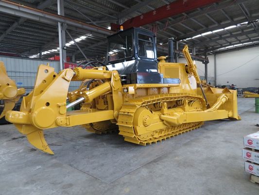 中国の世界のCAT D8のブルドーザーの角度のbaldeへの上のブランドのブルドーザーのクローラー タイプ大きい馬のドーザーの同輩