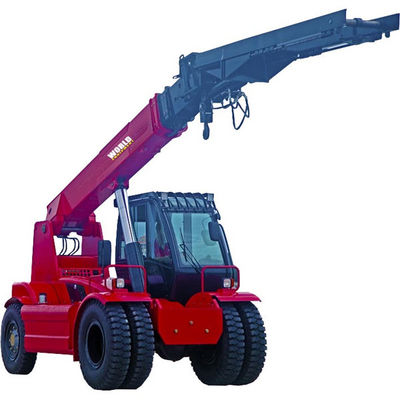 堅い懸濁液の望遠鏡のTelehandler 10tonの後輪のステアリング