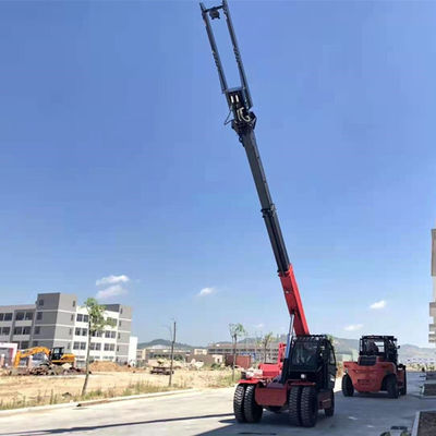 堅い懸濁液の望遠鏡のTelehandler 10tonの後輪のステアリング