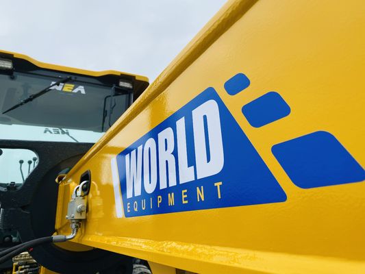 ハイドロリック ブレーキ システム道路工事のために小型重い装置モーター グレーダー