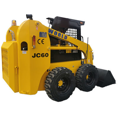 掃除人JC60が付いている多目的で有効で小さいスキッドの雄牛の積込み機