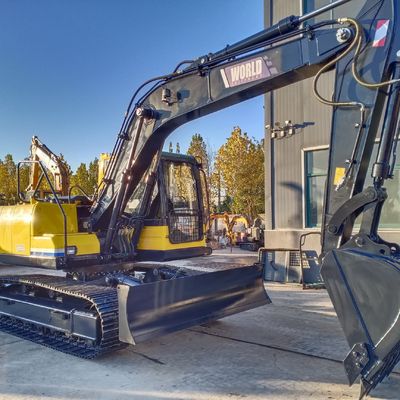 ゴム製 トラックが付いている長い腕の掘削機