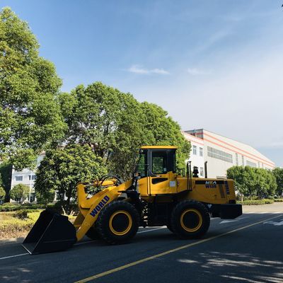 Cummins エンジンの前部分のショベル ローダのターボチャージの密集した車輪の積込み機