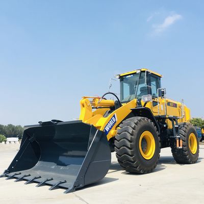 電力の車輪の前部分積込み機の3m3バケツが付いている小さい農場トラクター