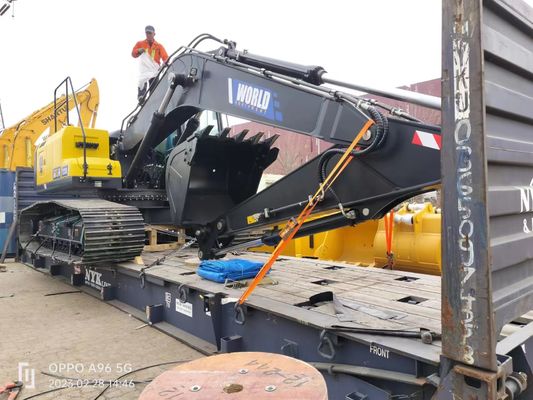 最高のCummins Engineのクローラー掘削機。投げ出すことは小松PC200に3.5-4.5mの同輩を遠のける