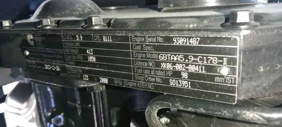Cummins Engineとの同じようなPC200は構造の土工のクローラー タイプ掘削機のために使用した