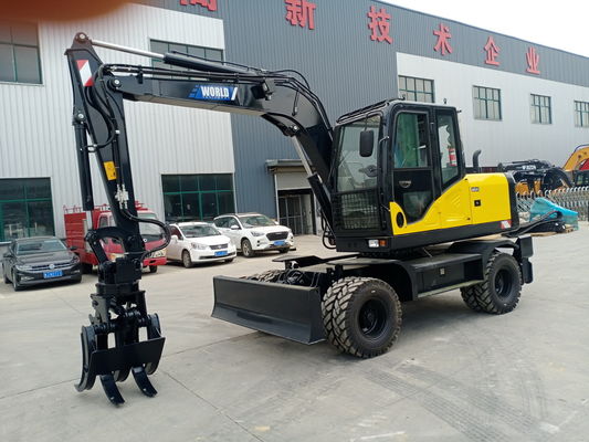中国の機械工の車輪のタイプ掘削機はとの木か草のために取り組む