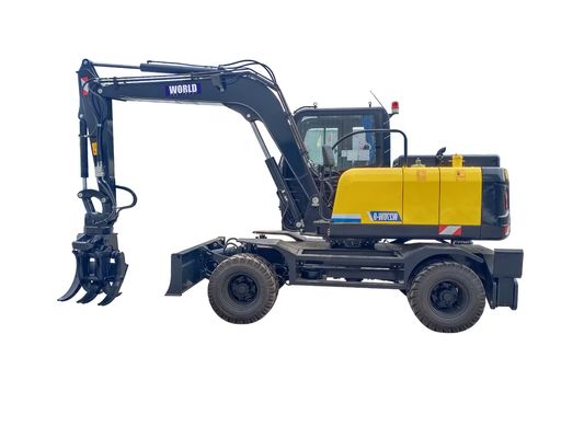 YuChaiかCummins Engineの車輪のクローラー掘削機W270W-9