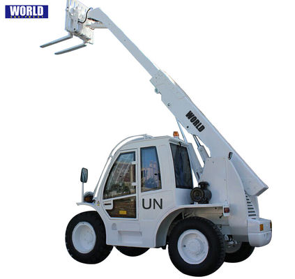 ジョイスティック制御を用いるエンジンによって動力を与えられるTelehandler