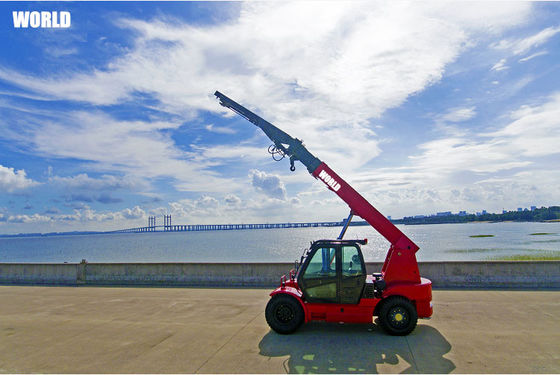 中国 世界 11トンの大型水力制御フォークリフト 望遠鏡式車輪ロード機 販売
