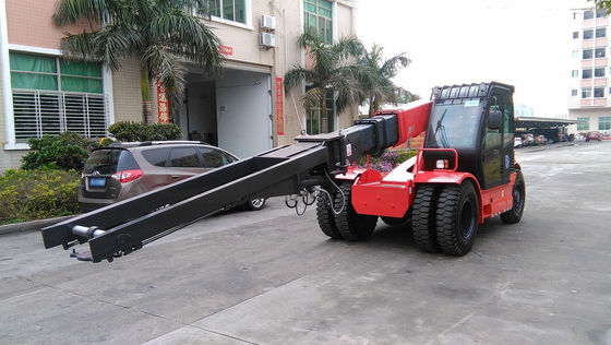 中国 世界 11トンの大型水力制御フォークリフト 望遠鏡式車輪ロード機 販売
