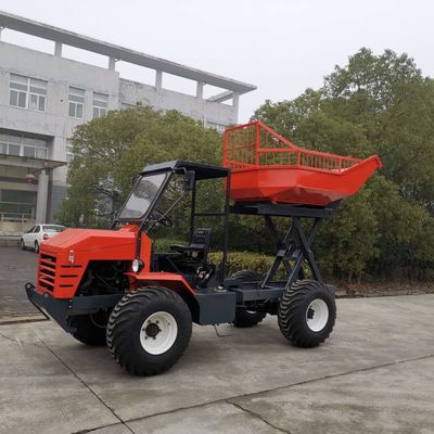 4*2後部ドライブ伝達が付いているトラクターを収穫する35HP 4*4の車輪ドライブ11Lパーム油