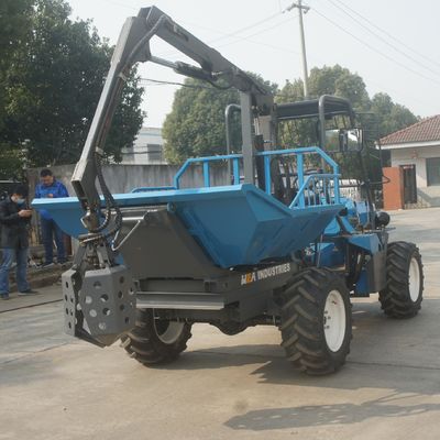1325mmの開いたタクシーのパーム油の収穫機の重量1250kgはとの取り組む