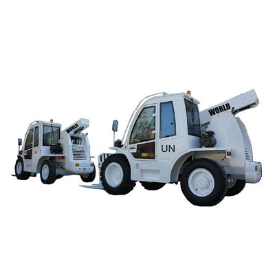 ジョイスティック制御を用いるエンジンによって動力を与えられるTelehandler