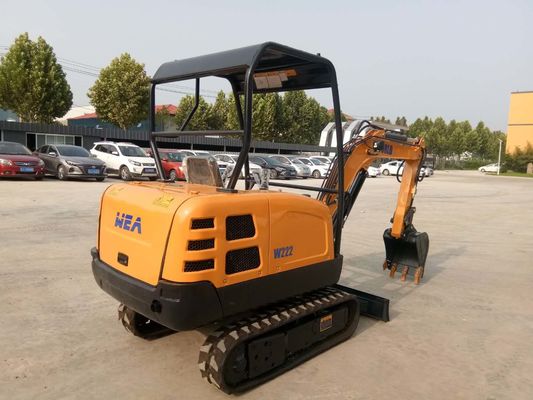 コンパクト ミニ クローラー 掘削機 310mm 刃の切断深さ 2200kg バケツ 0.1-0.3cbm