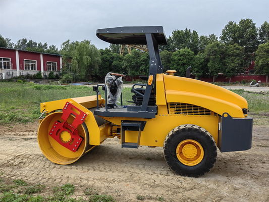 シングルホイール 振動式ローラー 4トン 4.5トン 5トン 道路建設機械 ミニコンパクター