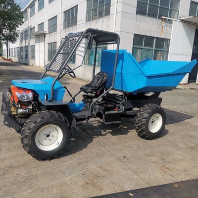 青い小型庭のトラクターのディーゼル電気トラクターはとの取り組む