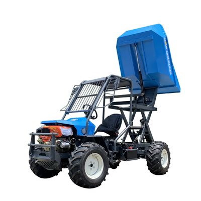 パーム油のプランテーションのための連結されたステアリング パーム油のトラクターの小型トラクター4x4