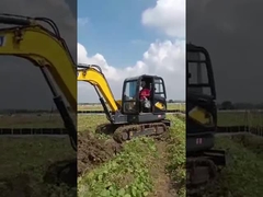 2200kw小型クローラー掘削機黄色い色のマイクロの小型掘削機